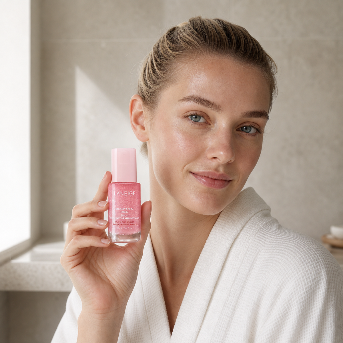[Laneige] Bouncy & Firm Serum 30ml - Nordic person lifestyle PDP image