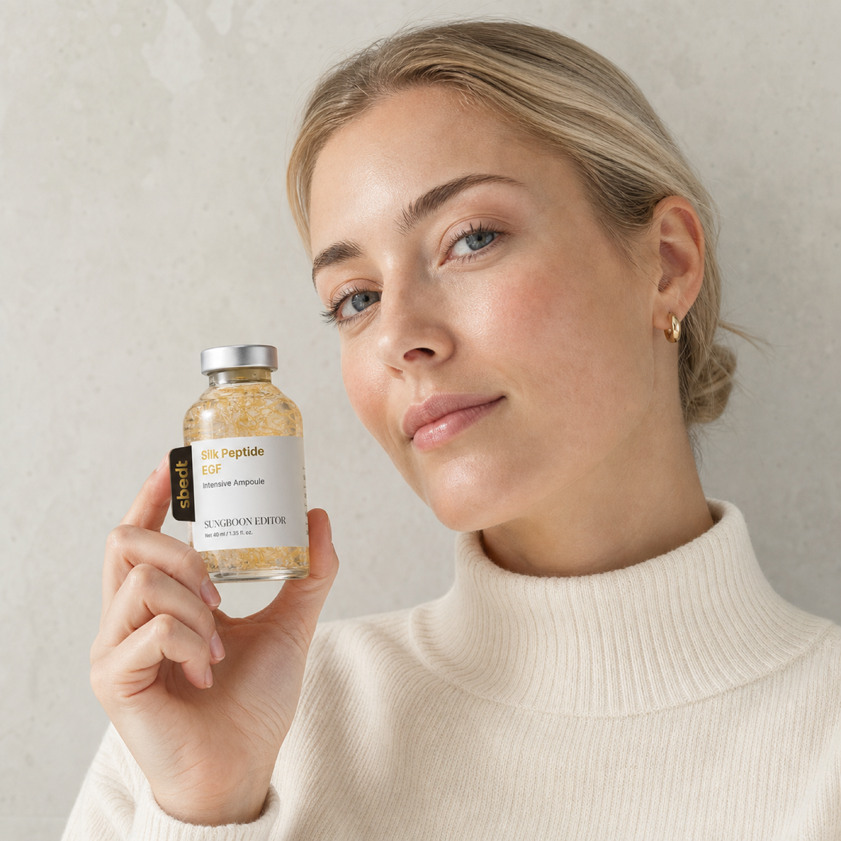 [SUNGBOON EDITOR] Silk Peptide EGF Intensive Ampoule 40ml - Nordic person lifestyle PDP image