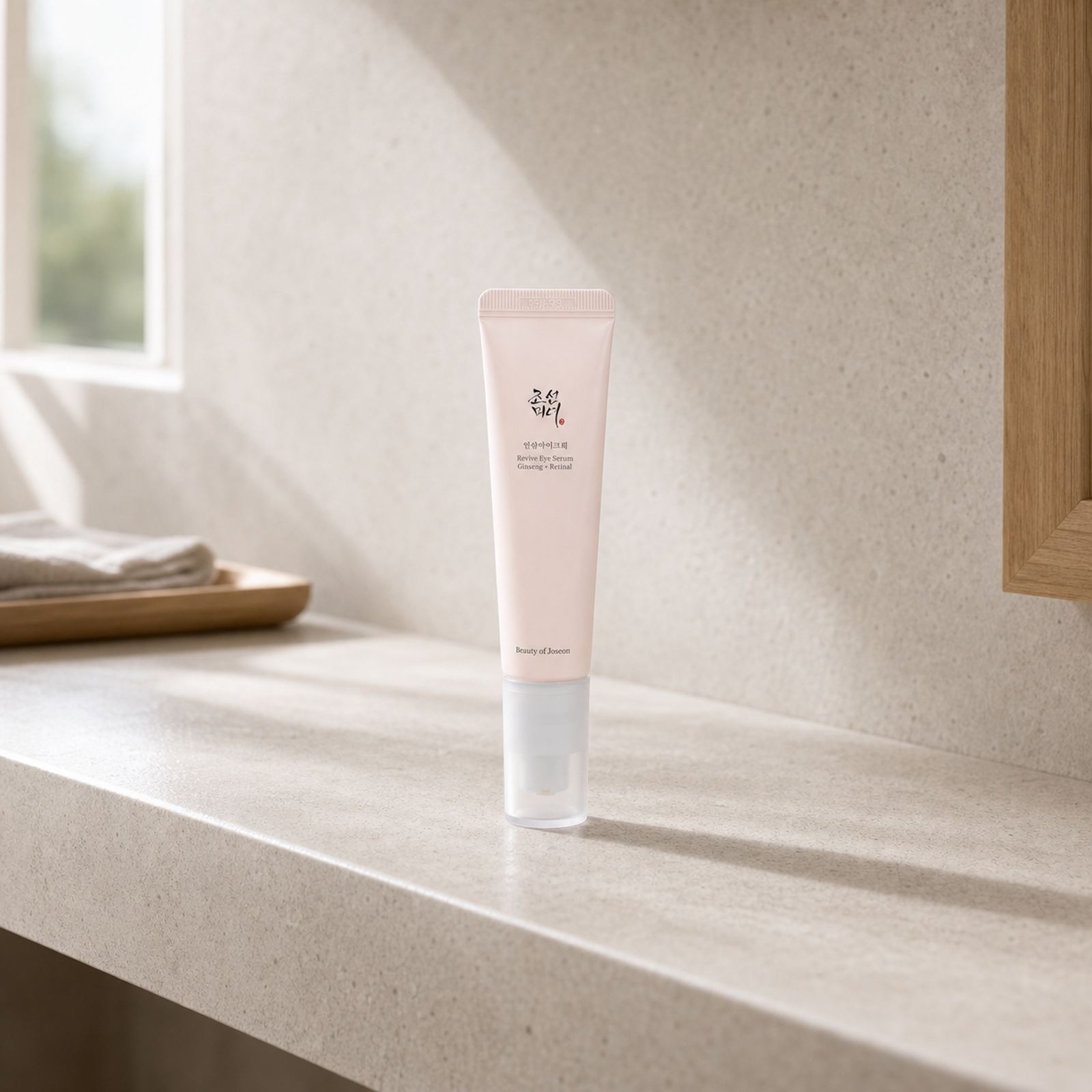 Beauty of Joseon Revive Eye Serum on a premium Nordic spa shelf