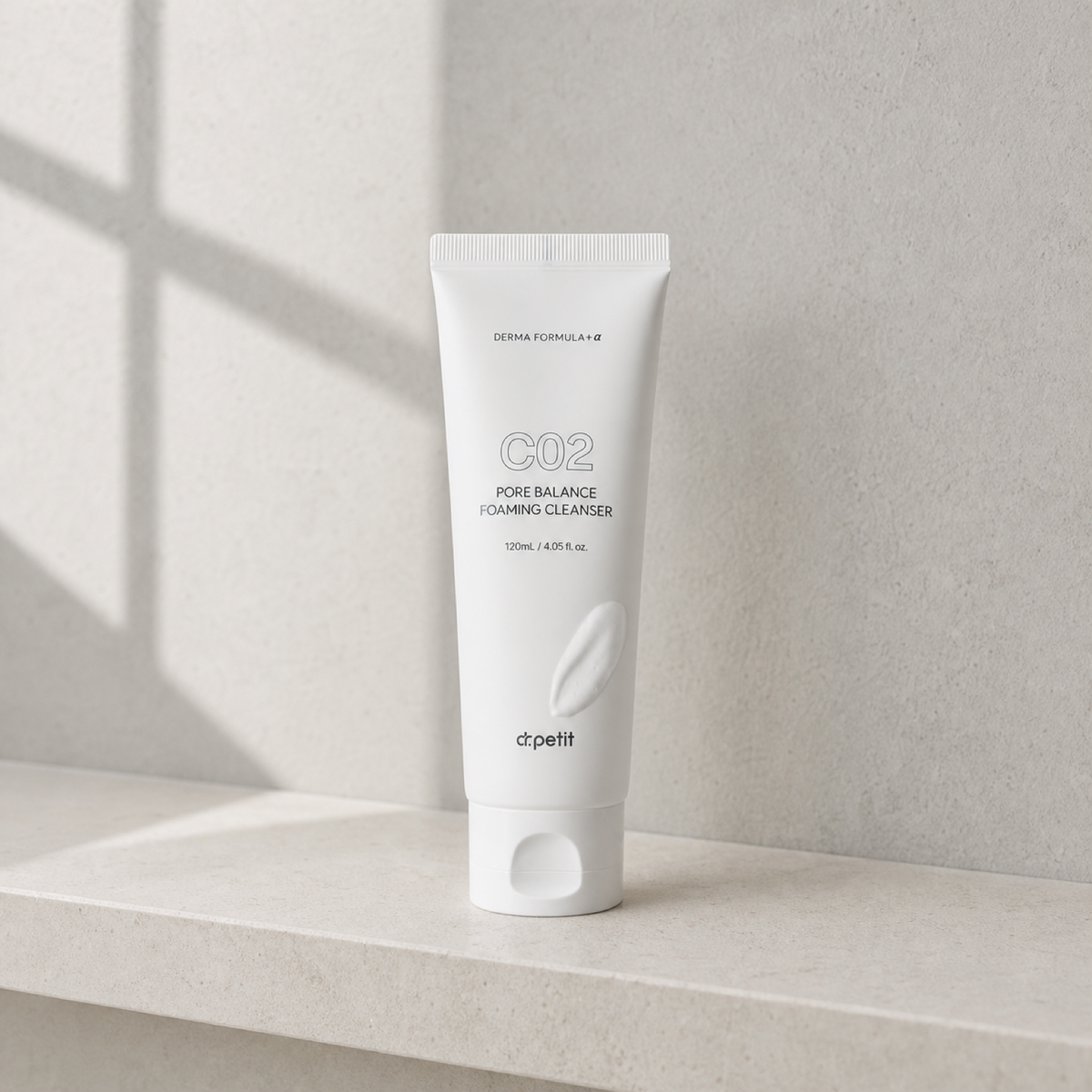 [Dr.petit] Pore Balancing Foaming Cleanser 120ml - Bathroom spa shelf PDP image