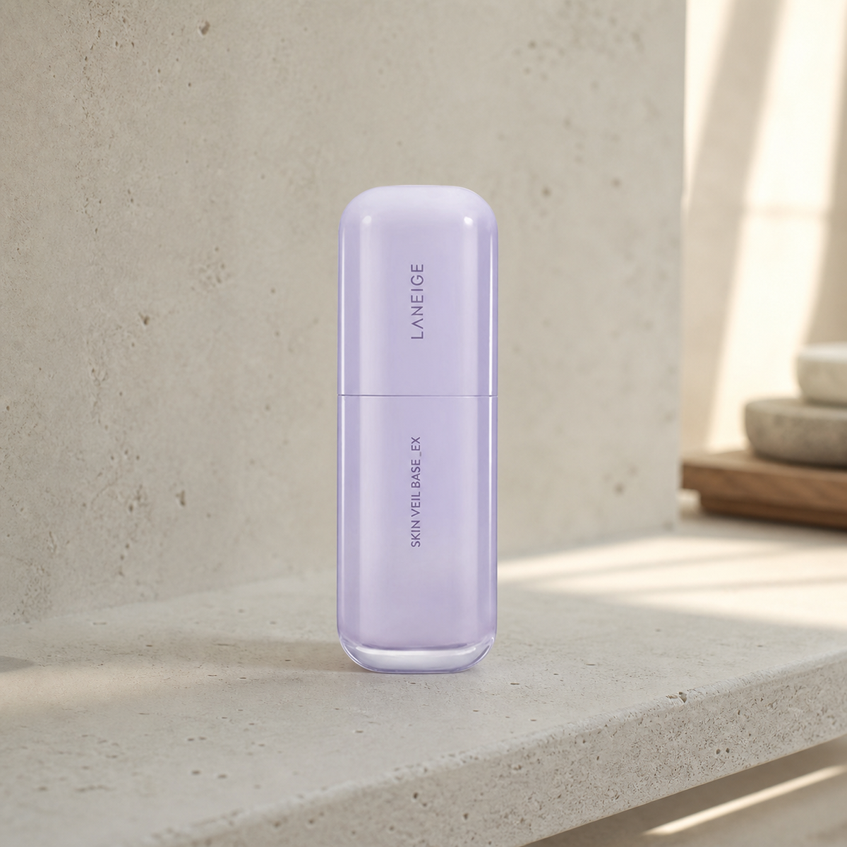 [Laneige] Skin Veil Base_EX 30ml -No.40 Pure Violet - Bathroom spa shelf PDP image