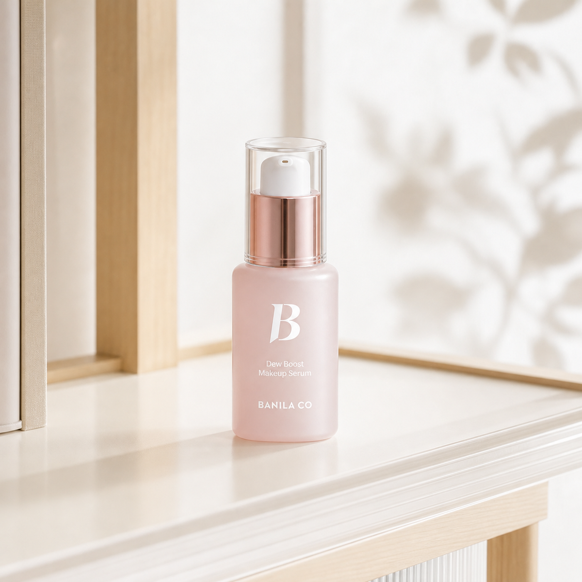 [Banilaco] Dew Boost Makeup Serum 30ml - Bathroom spa shelf PDP image