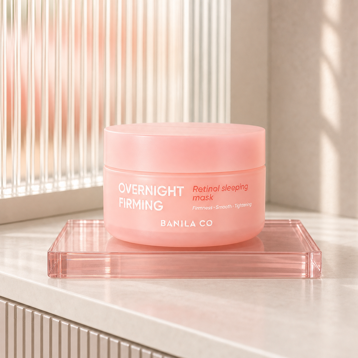 [Banilaco] Overnight Firming Retinol Sleeping Mask 100ml - Bathroom spa shelf PDP image