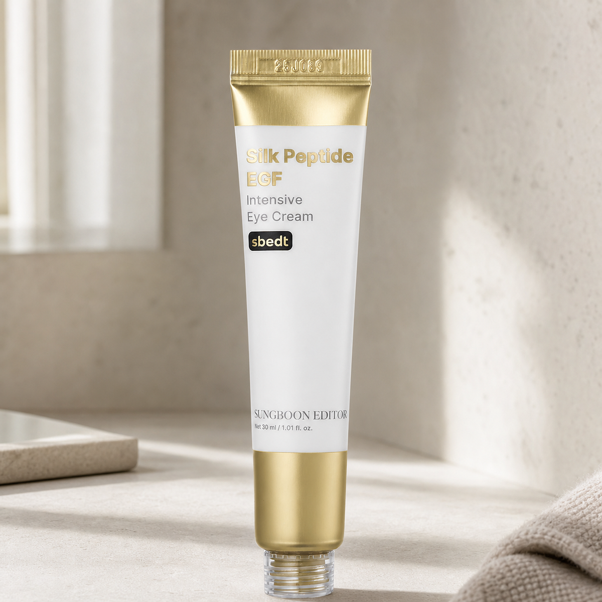 [SUNGBOON EDITOR] Silk Peptide EGF Intensive Eye Cream 30ml - Bathroom spa shelf PDP image