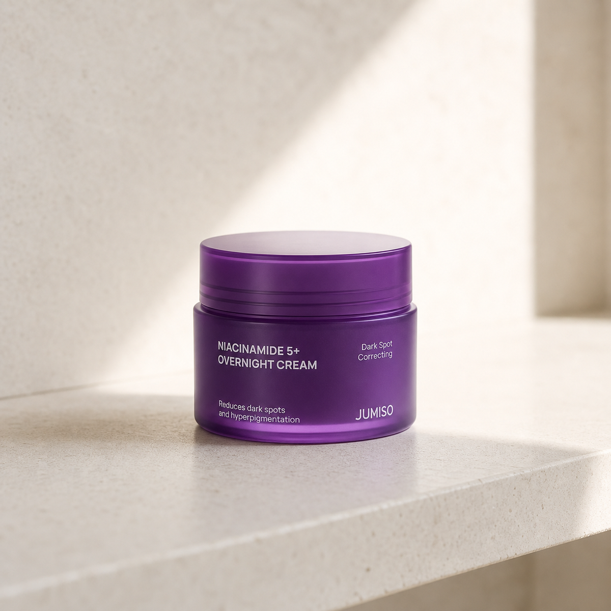 [Jumiso] Niacinamide 5+ Overnight Cream 50ml - Bathroom spa shelf PDP image