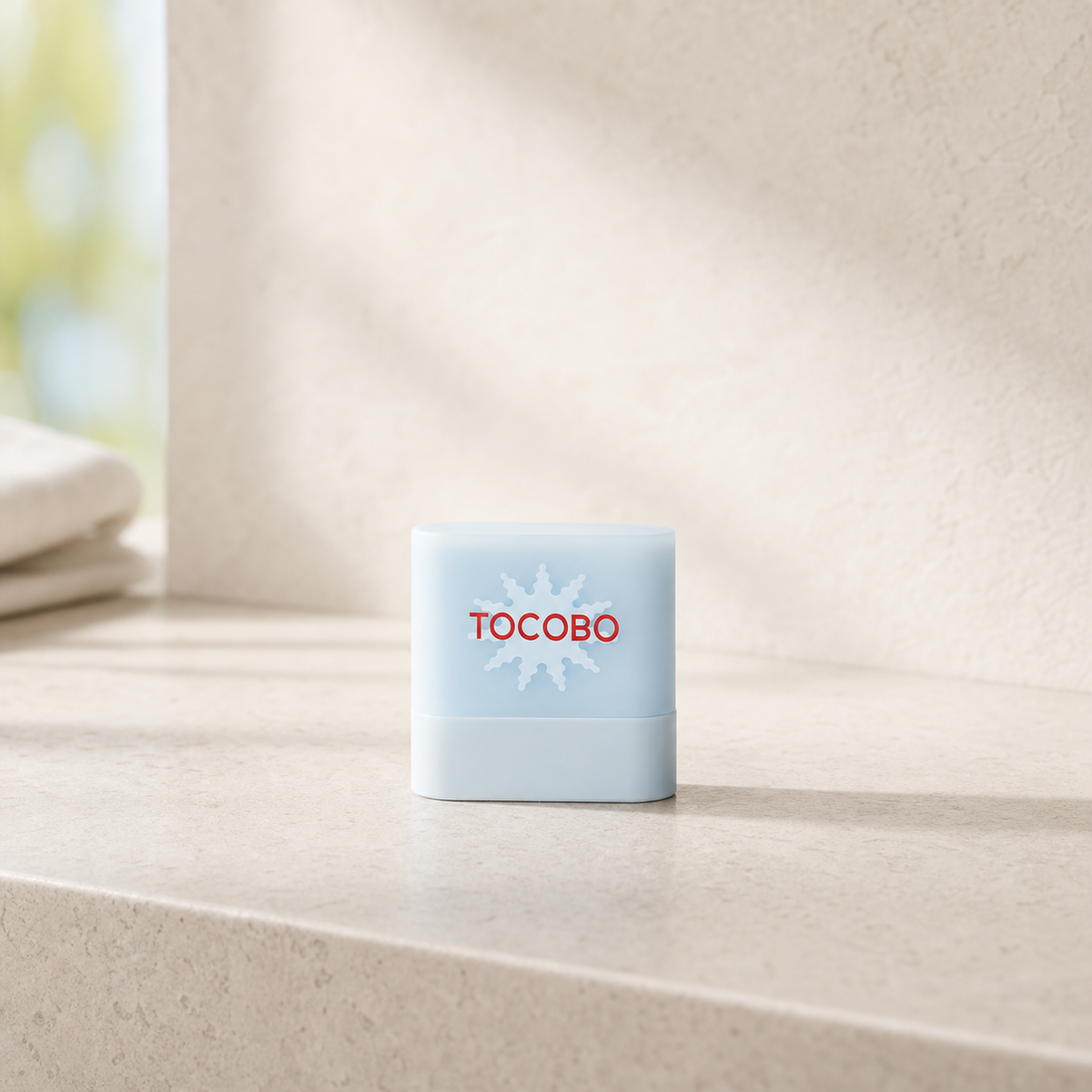 [Tocobo] Cotton Soft Sun Stick Mini 10g - Bathroom spa shelf PDP image