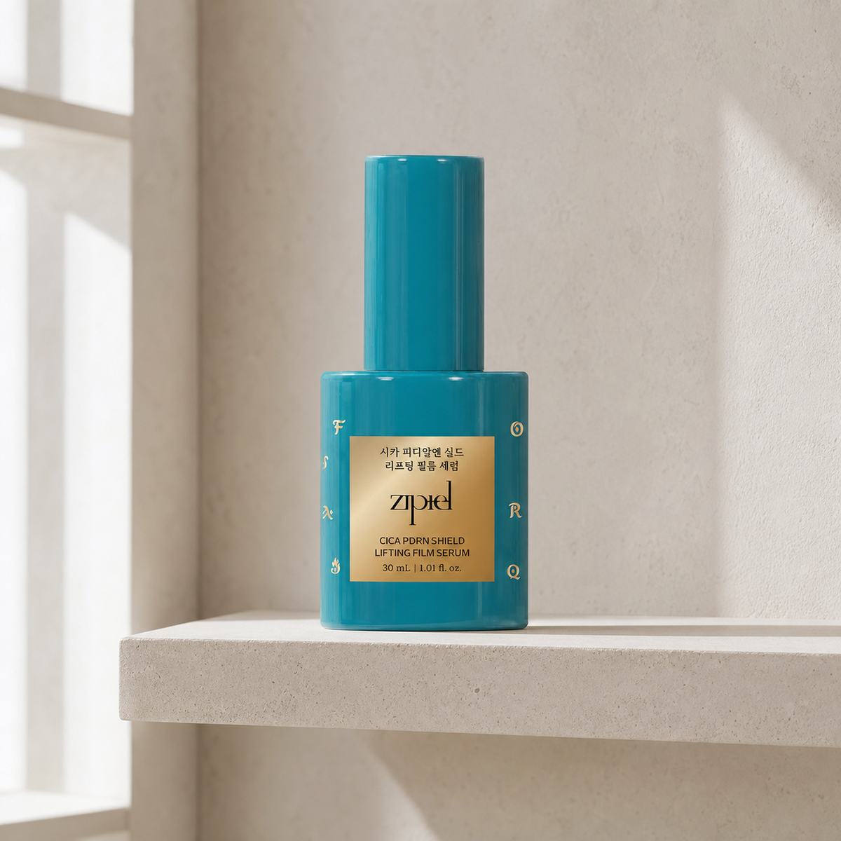 [zipiel] Cica PDRN Shield Lifting Film Serum 30ml - Bathroom spa shelf PDP image