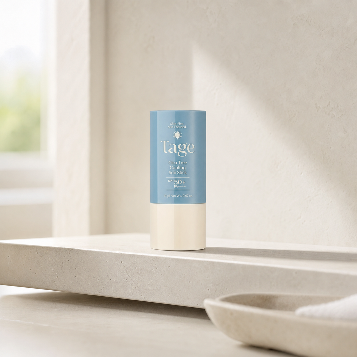 [Tage] Cica-Tree Cooling Sun Stick 19g - Bathroom spa shelf PDP image