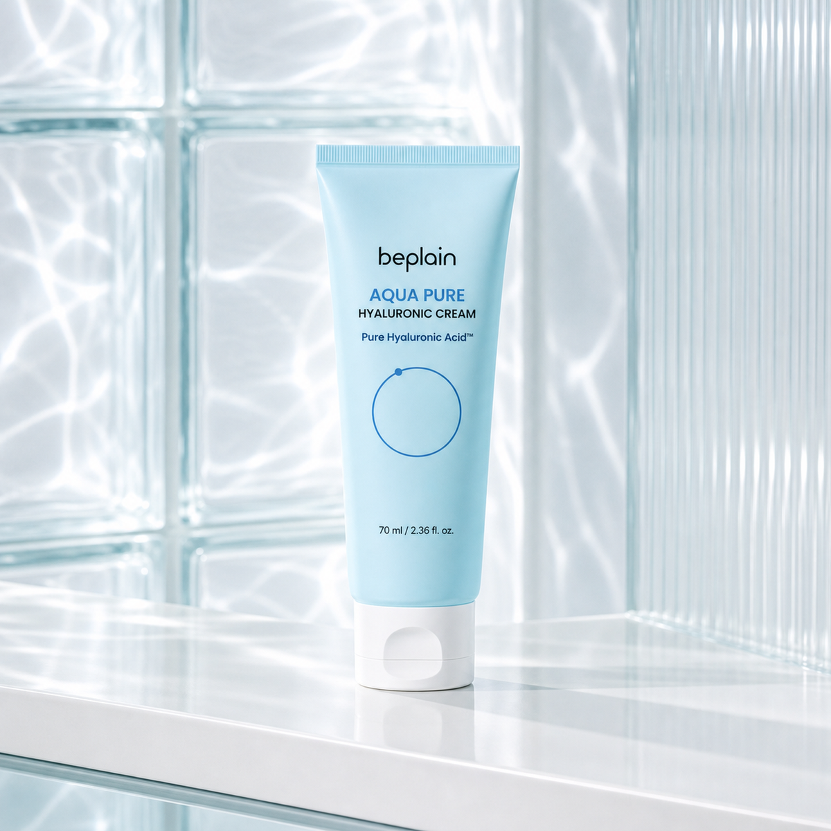 [Beplain] Aqua Pure Hyaluronic Cream 70ml - Bathroom spa shelf PDP image
