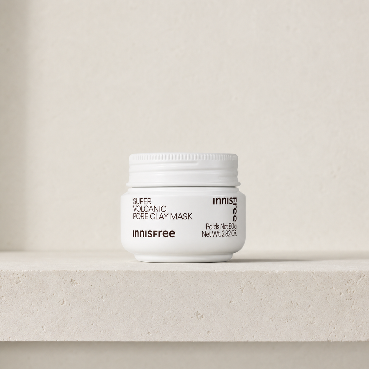 [Innisfree] Super volcanic pore clay mask 80g - Bathroom spa shelf PDP image