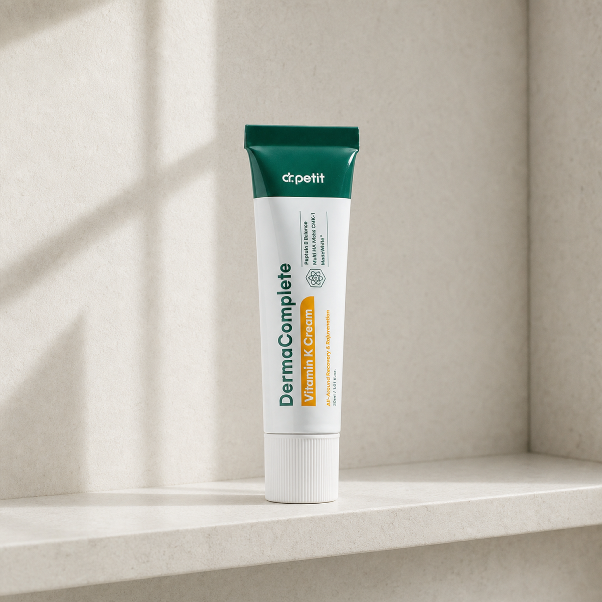 [Dr.petit] DermaComplete Vitamin K Cream 30ml - Bathroom spa shelf PDP image