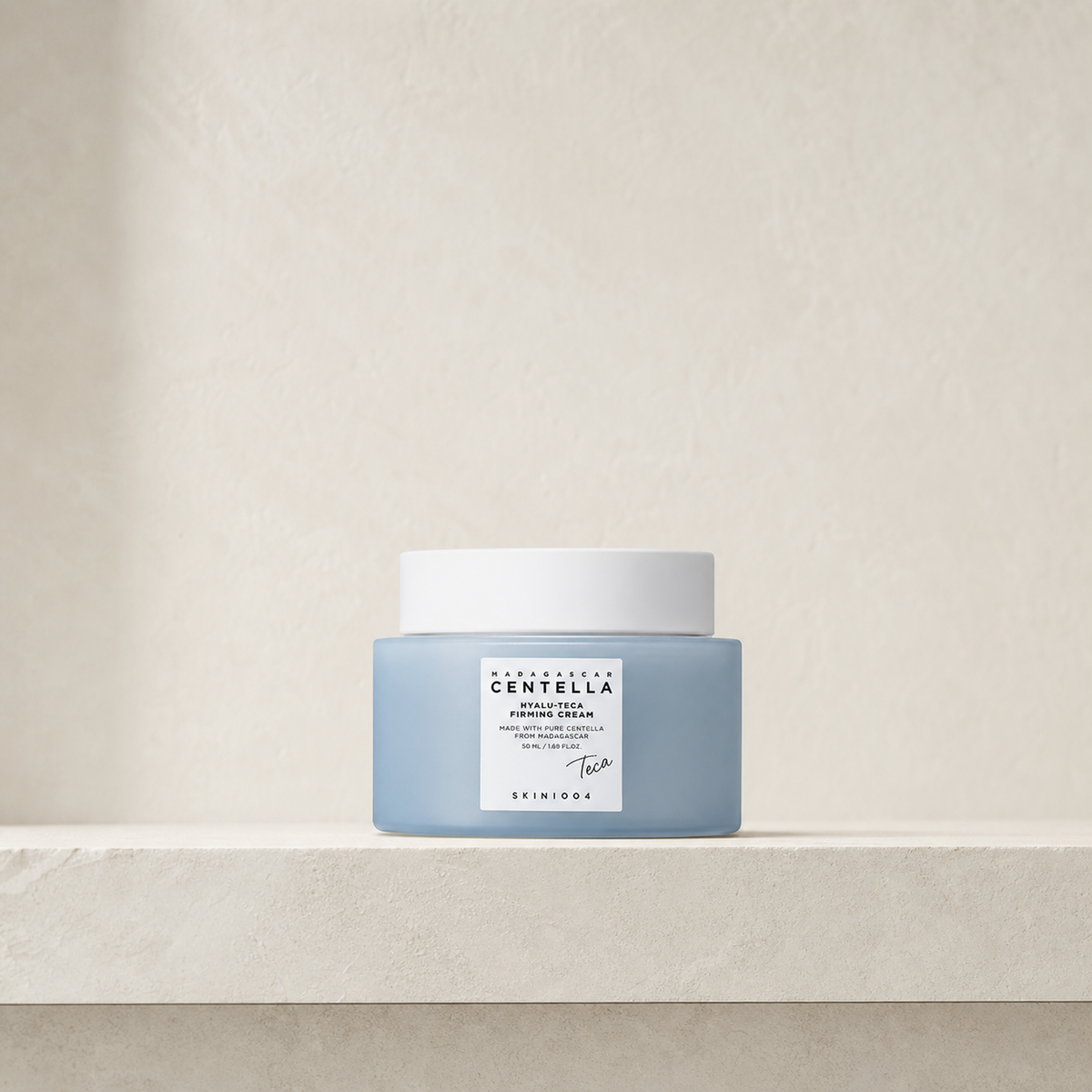 [SKIN1004] Madagascar Centella Hyalu-Teca Firming Cream 50ml - Bathroom spa shelf PDP image