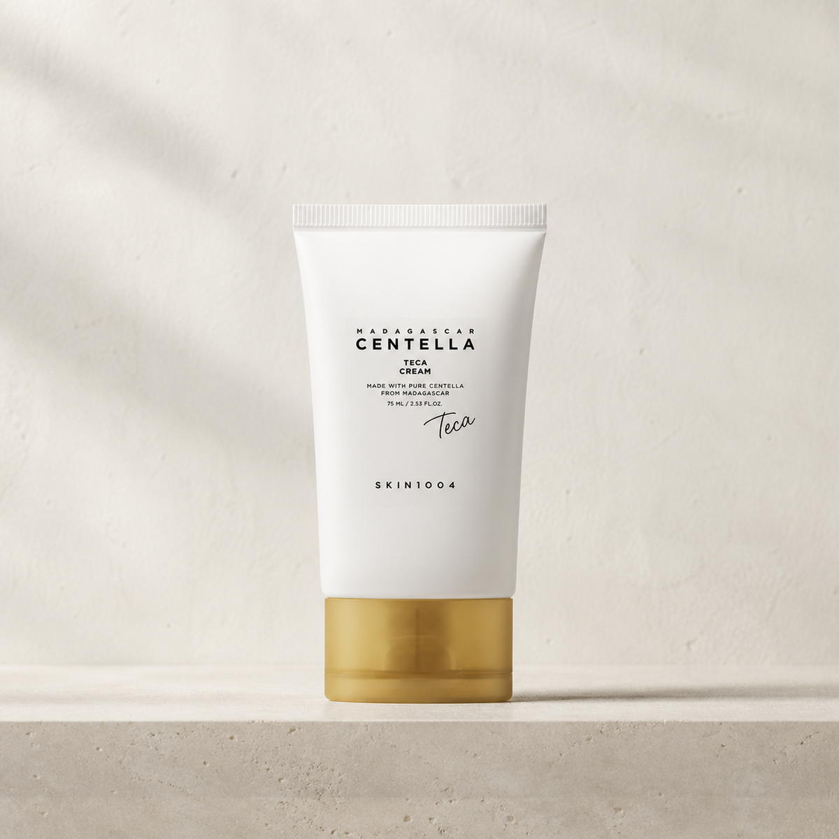 [SKIN1004] Madagascar Centella Teca Cream 75ml - Bathroom spa shelf PDP image
