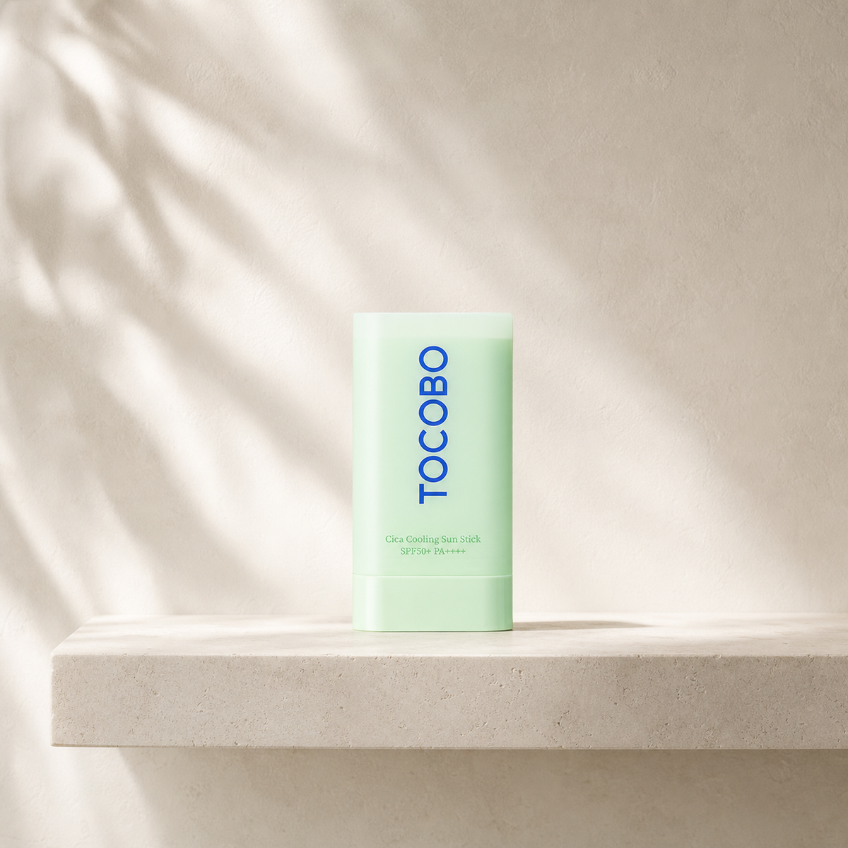 [Tocobo] Cica Cooling Sun Stick 18g - Bathroom spa shelf PDP image
