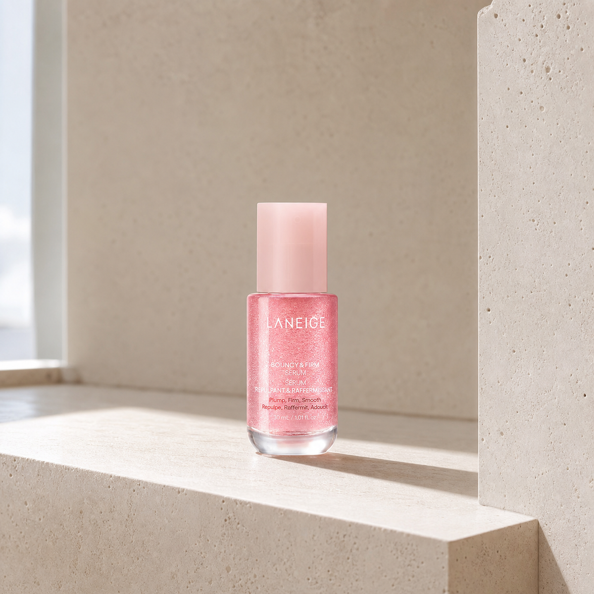 [Laneige] Bouncy & Firm Serum 30ml - Bathroom spa shelf PDP image