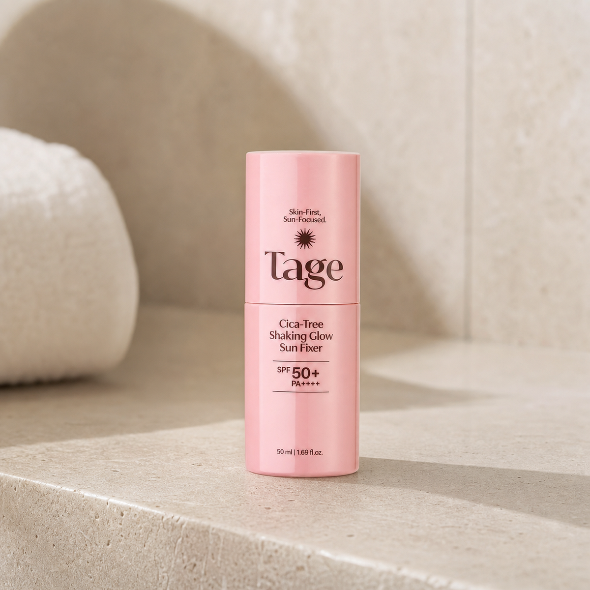 [Tage] Cica-Tree Shaking Glow Sun Fixer 50ml - Bathroom spa shelf PDP image