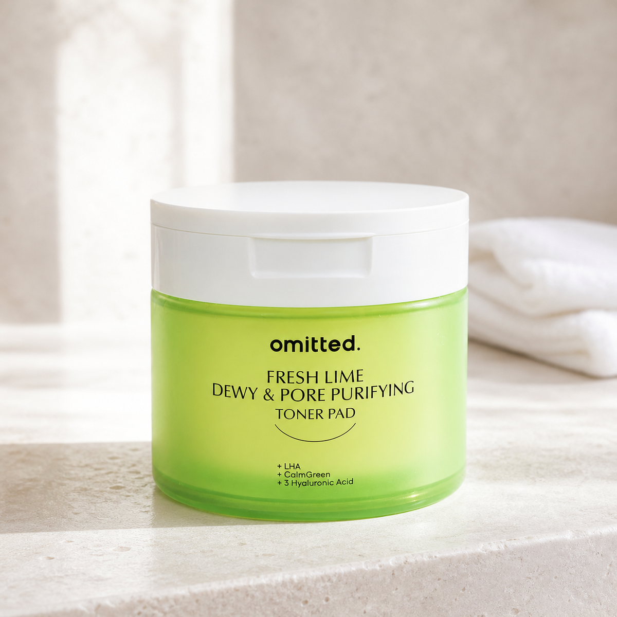 [Omitted] Fresh Lime Dewy & Pore Purifying Toner Pad 70ea(160ml) - Bathroom spa shelf PDP image