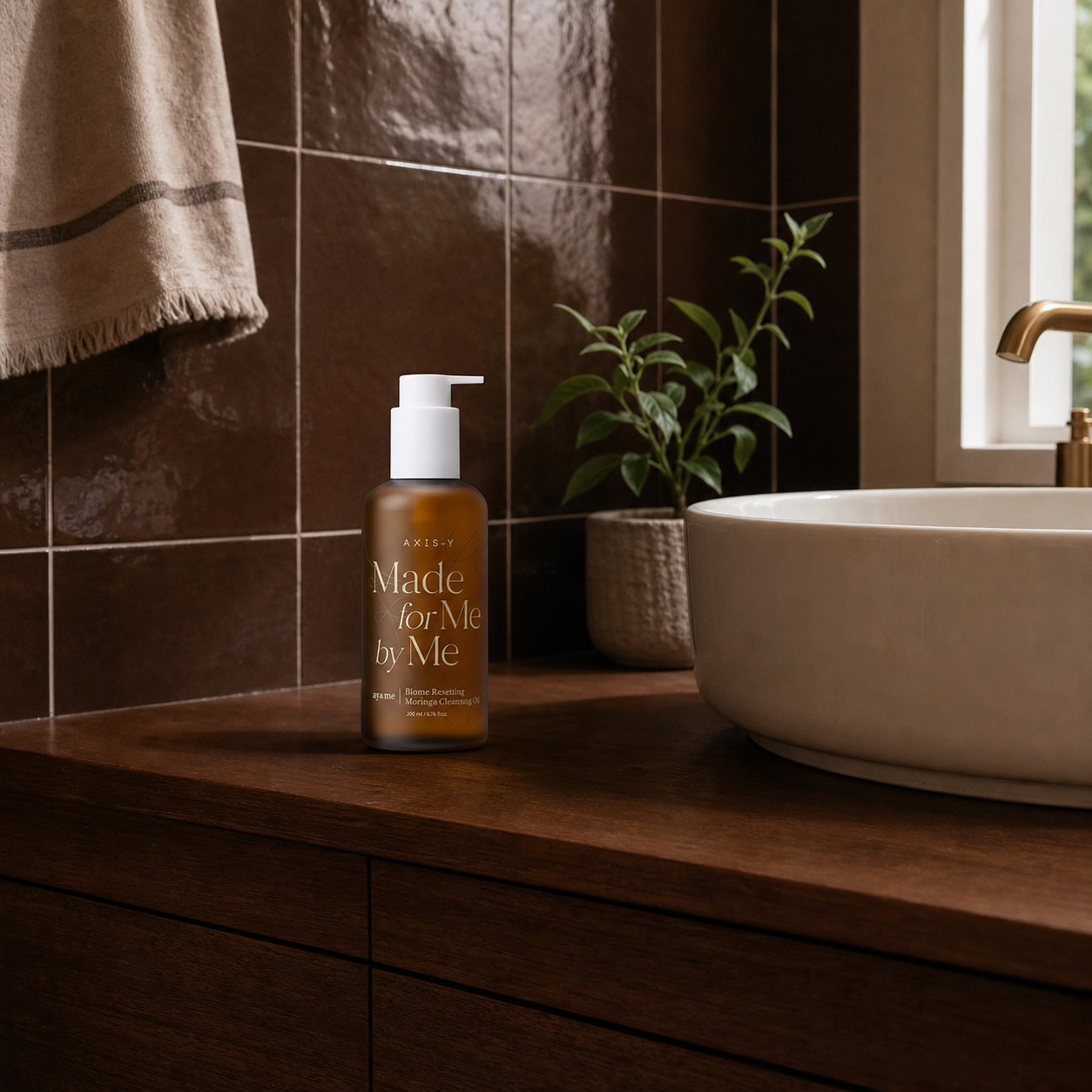 [AXIS-Y] Biome Resetting Moringa Cleansing Oil 200ml — strict-quality-v1 — 03-cocoa-bathroom-product