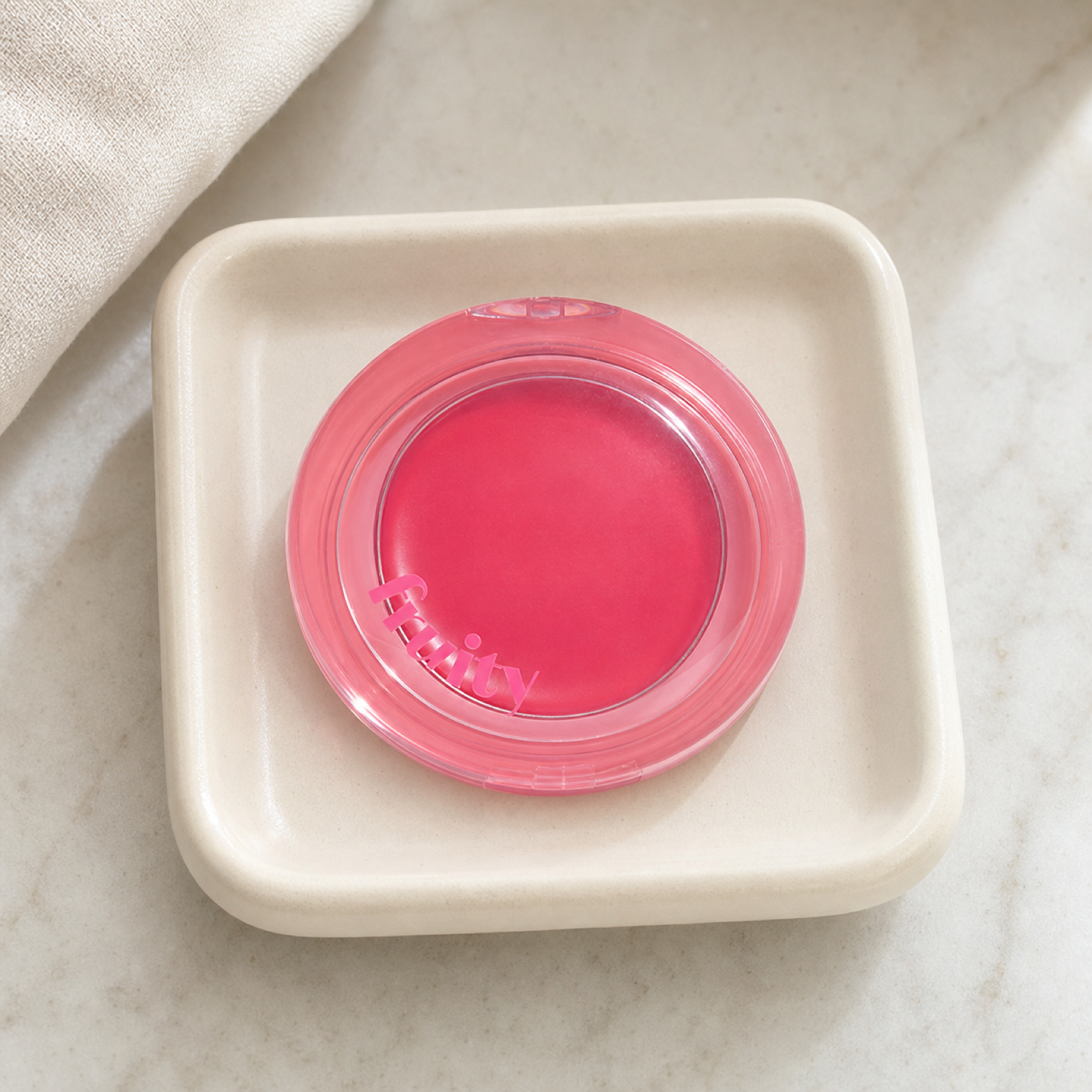 [Etudehouse]Fruity Lip & Cheek Blur Balm 2.3g - Plump Raspberry - Routine still life PDP image