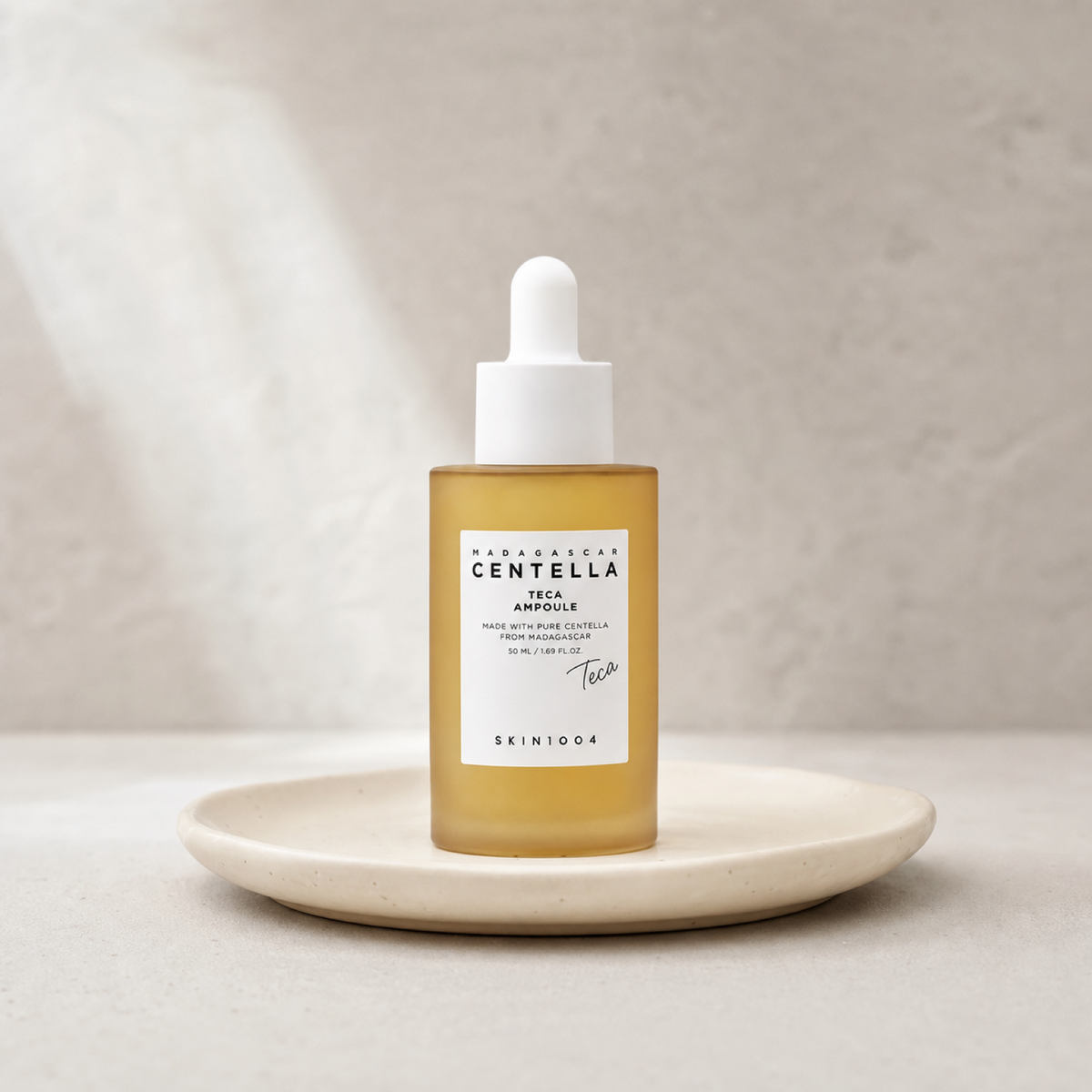 [SKIN1004] Madagascar Centella Teca Ampoule 50ml - Routine still life PDP image