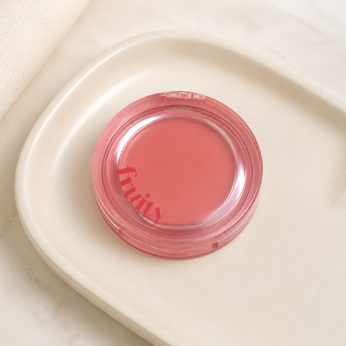 [Etudehouse]Fruity Lip & Cheek Blur Balm 2.3g - Warm Peach - Routine still life PDP image