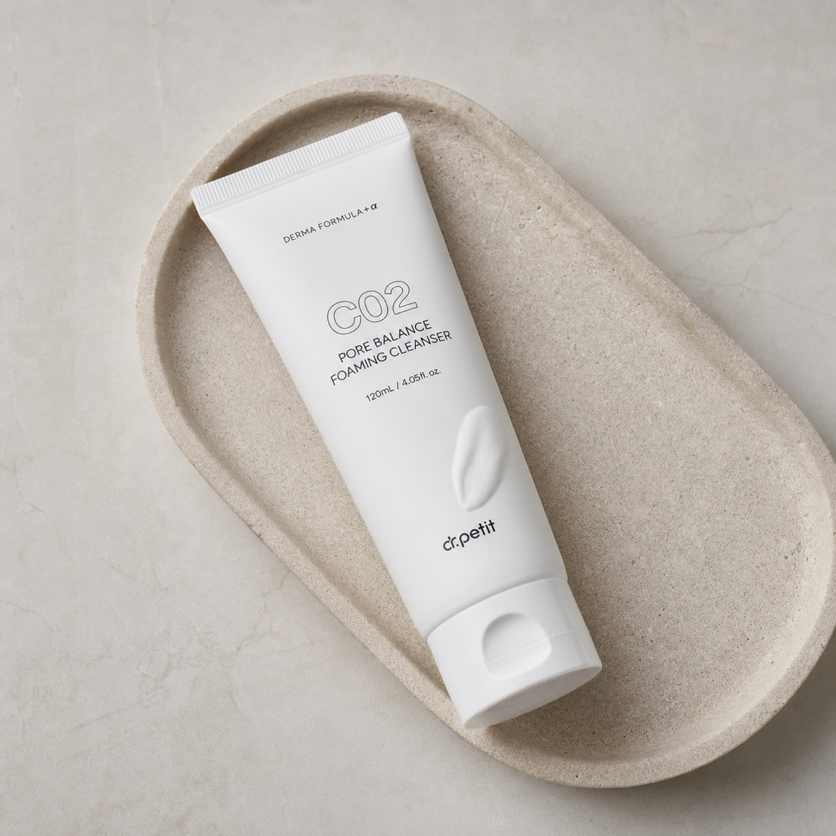 [Dr.petit] Pore Balancing Foaming Cleanser 120ml - Routine still life PDP image