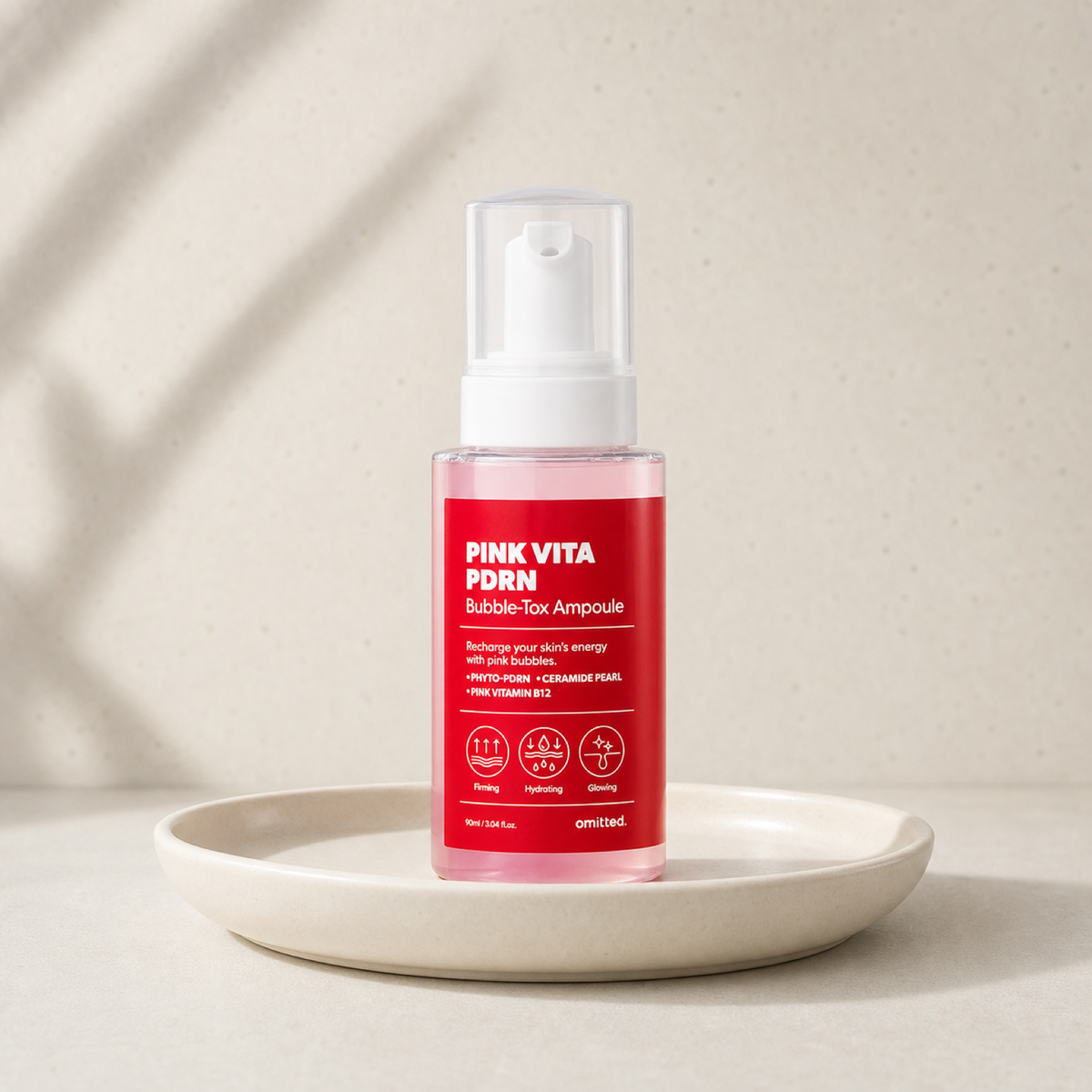 [Omitted] Pink Vita PDRN Bubble-Tox Ampoule 90ml - Routine still life PDP image