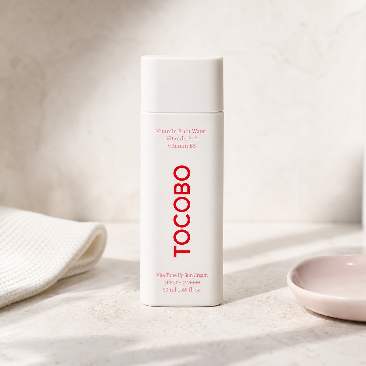 [Tocobo] Vita Tone Up Sun Cream 50ml - Routine still life PDP image