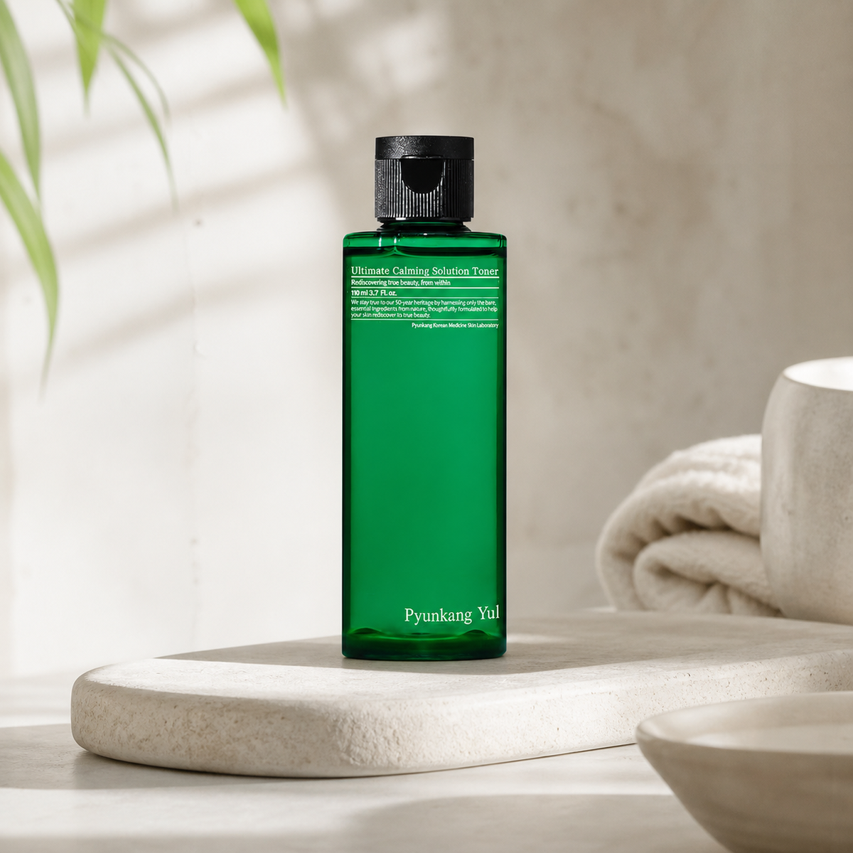 [PyunkangYul] Ultimate Calming Solution Toner 110ml - Routine still life PDP image
