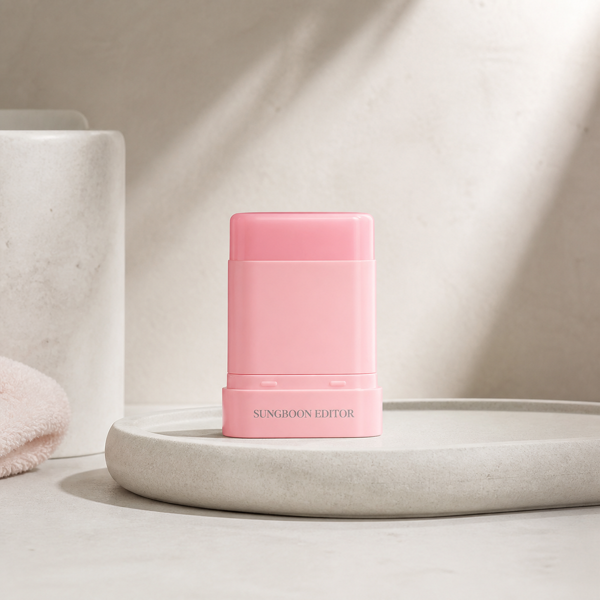 [SUNGBOON EDITOR] PDRN Pink Vitamin Glow Boosting Multi Balm 10g - Routine still life PDP image