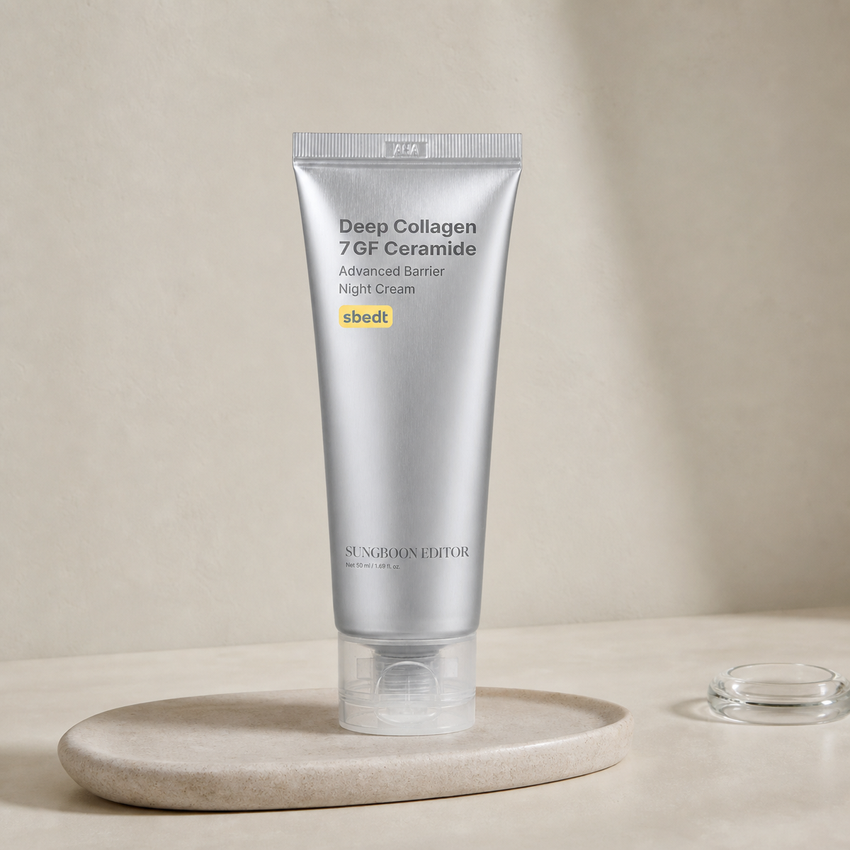 [SUNGBOON EDITOR] Deep Collagen 7GF Korean Night Cream 50ml - Routine still life PDP image