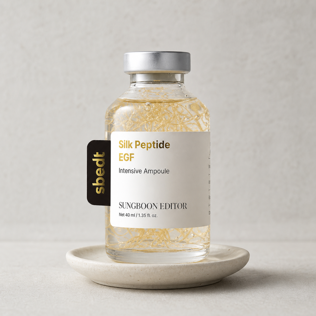 [SUNGBOON EDITOR] Silk Peptide EGF Intensive Ampoule 40ml - Routine still life PDP image