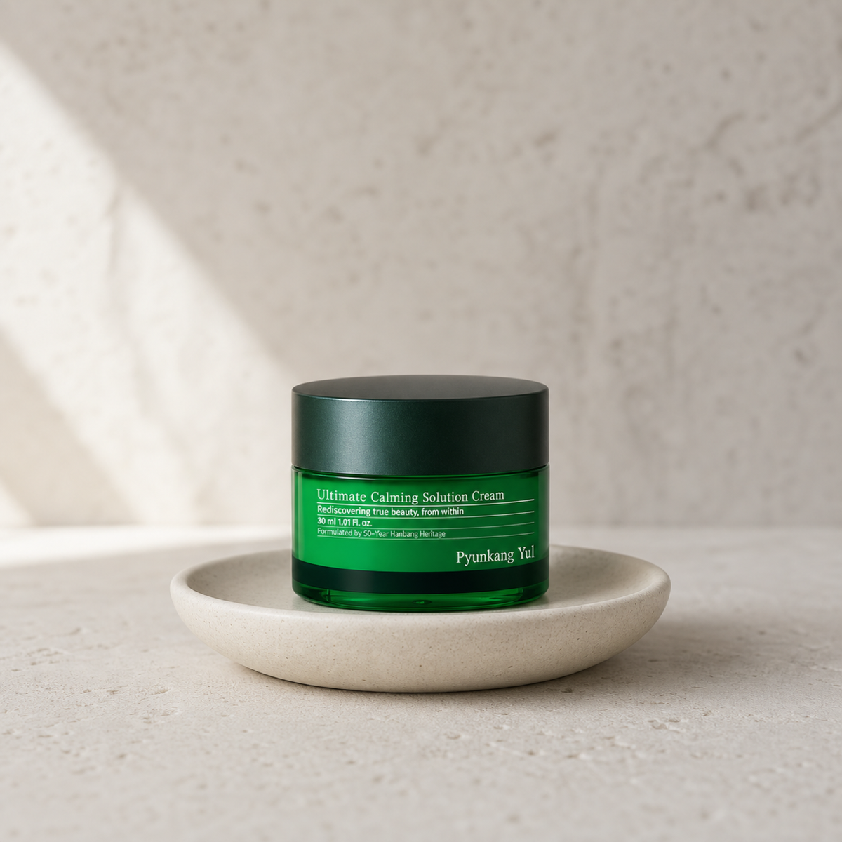 [PyunkangYul] Ultimate Calming Solution Cream 30ml - Routine still life PDP image