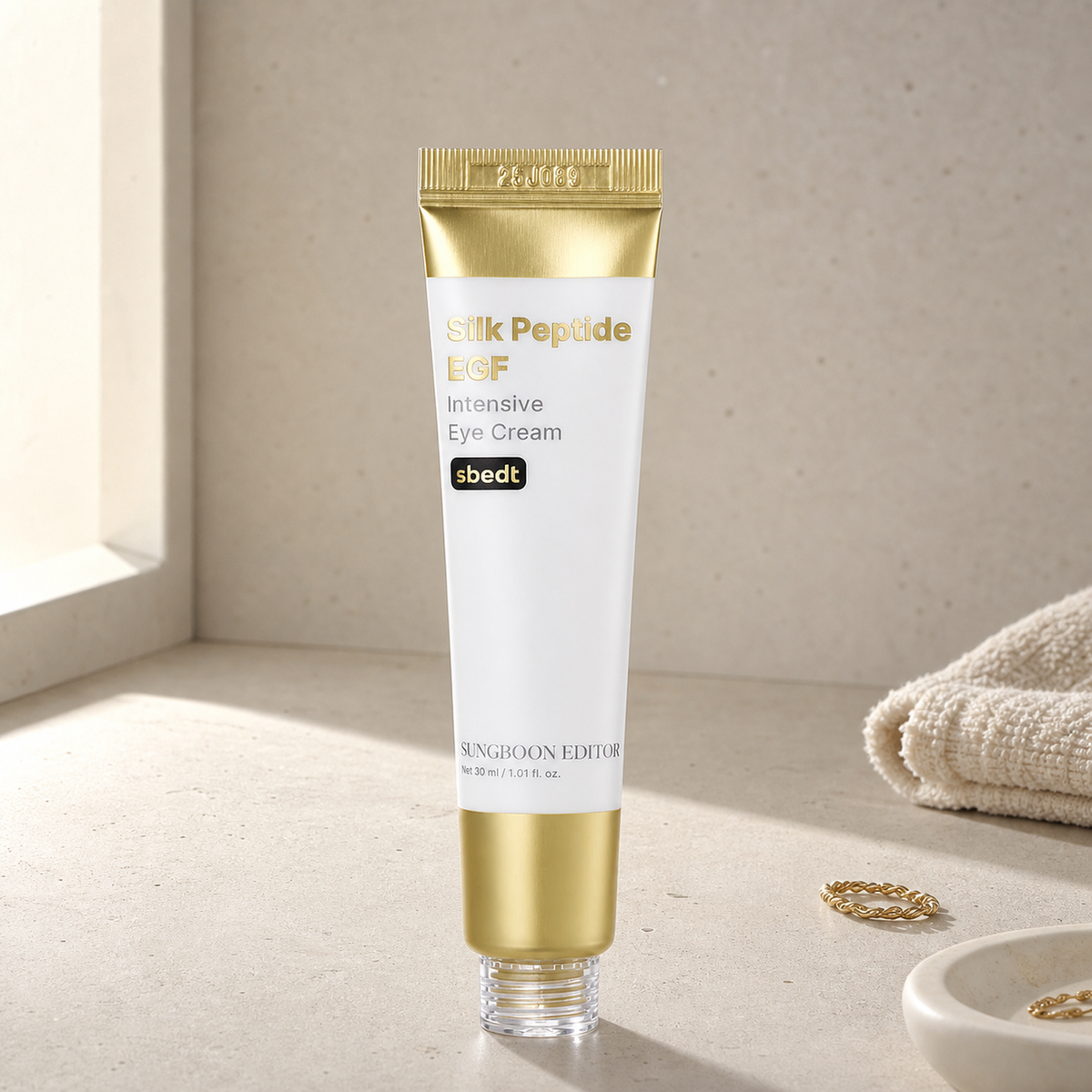 [SUNGBOON EDITOR] Silk Peptide EGF Intensive Eye Cream 30ml - Routine still life PDP image