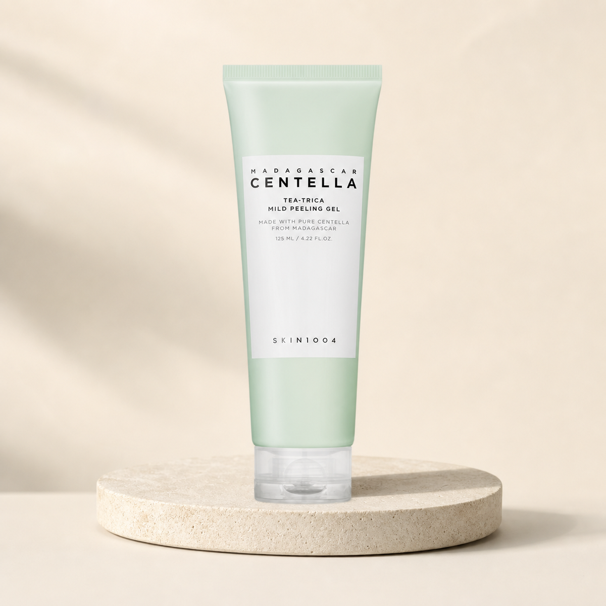 [SKIN1004] Madagascar Centella Tea-Trica Mild Peeling Gel 125ml - Routine still life PDP image