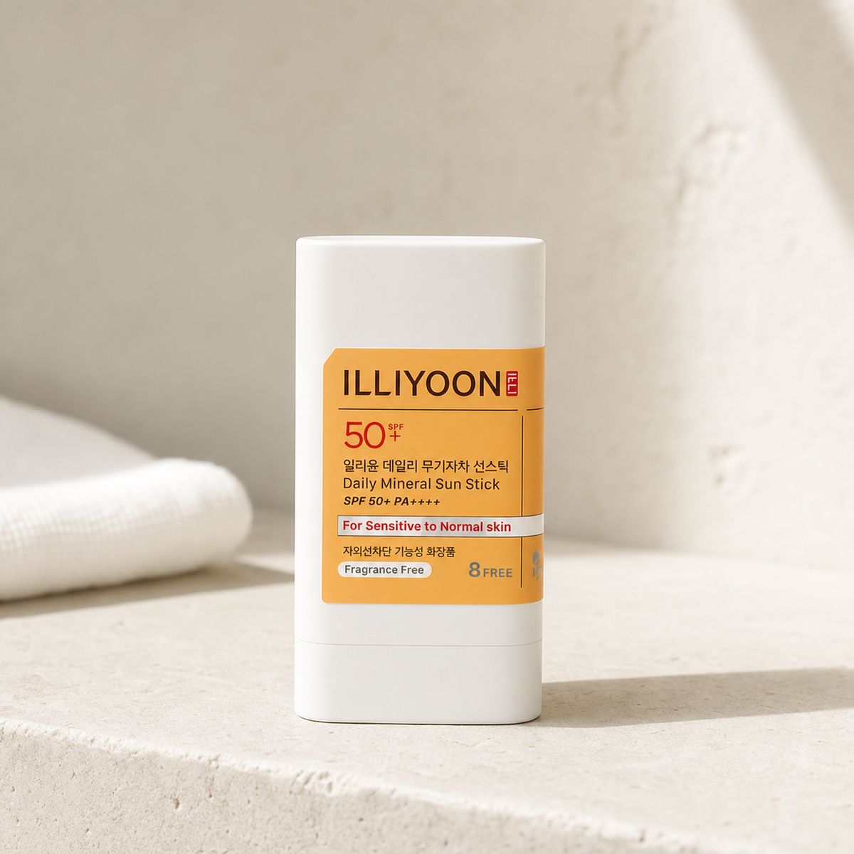 [Illiyoon] Daily Mineral Sun Stick SPF50+ PA++++ 20g - Routine still life PDP image