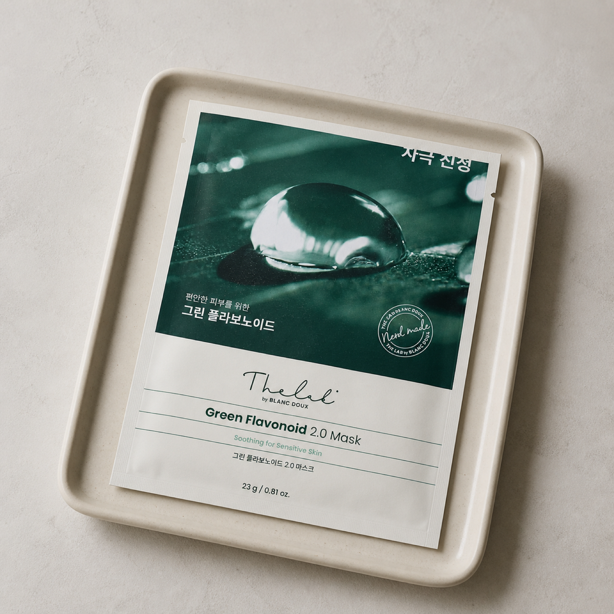 [THE LAB by BLANC DOUX] Green Flavonoid™ 2.0 Mask 10p - Routine still life PDP image
