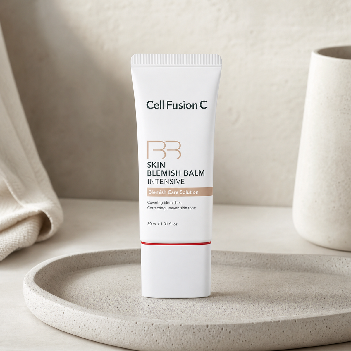[CellFusionC] Skin Blemish Balm Intensive 30ml - Hazel_MX - Routine still life PDP image