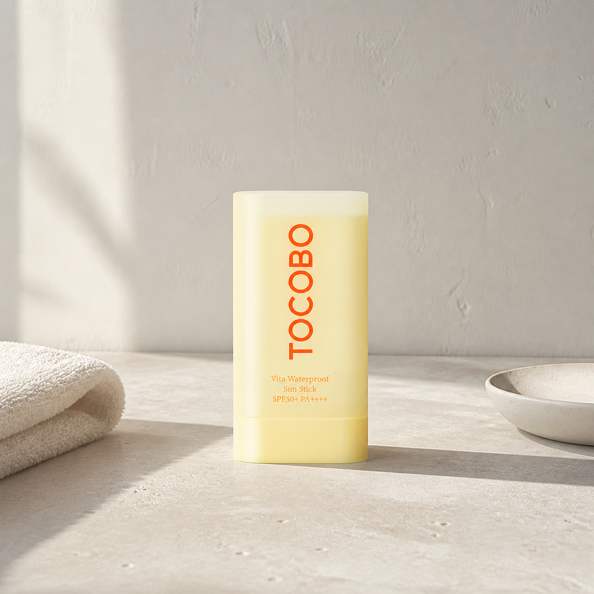 [Tocobo] Vita Waterproof Sun Stick 18g - Routine still life PDP image