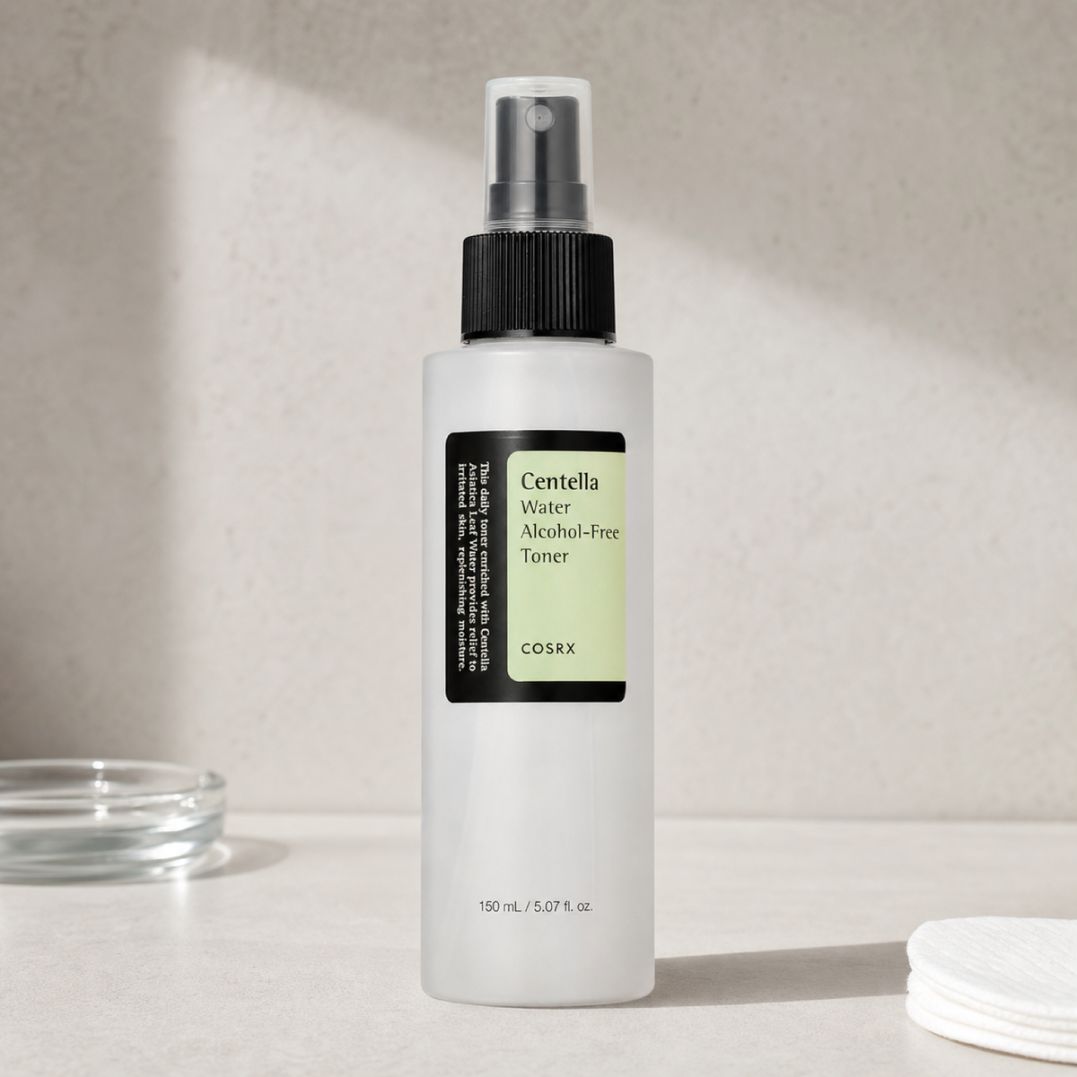 [Cosrx] Centella Water Alcohol-Free Toner 150ml - Routine still life PDP image