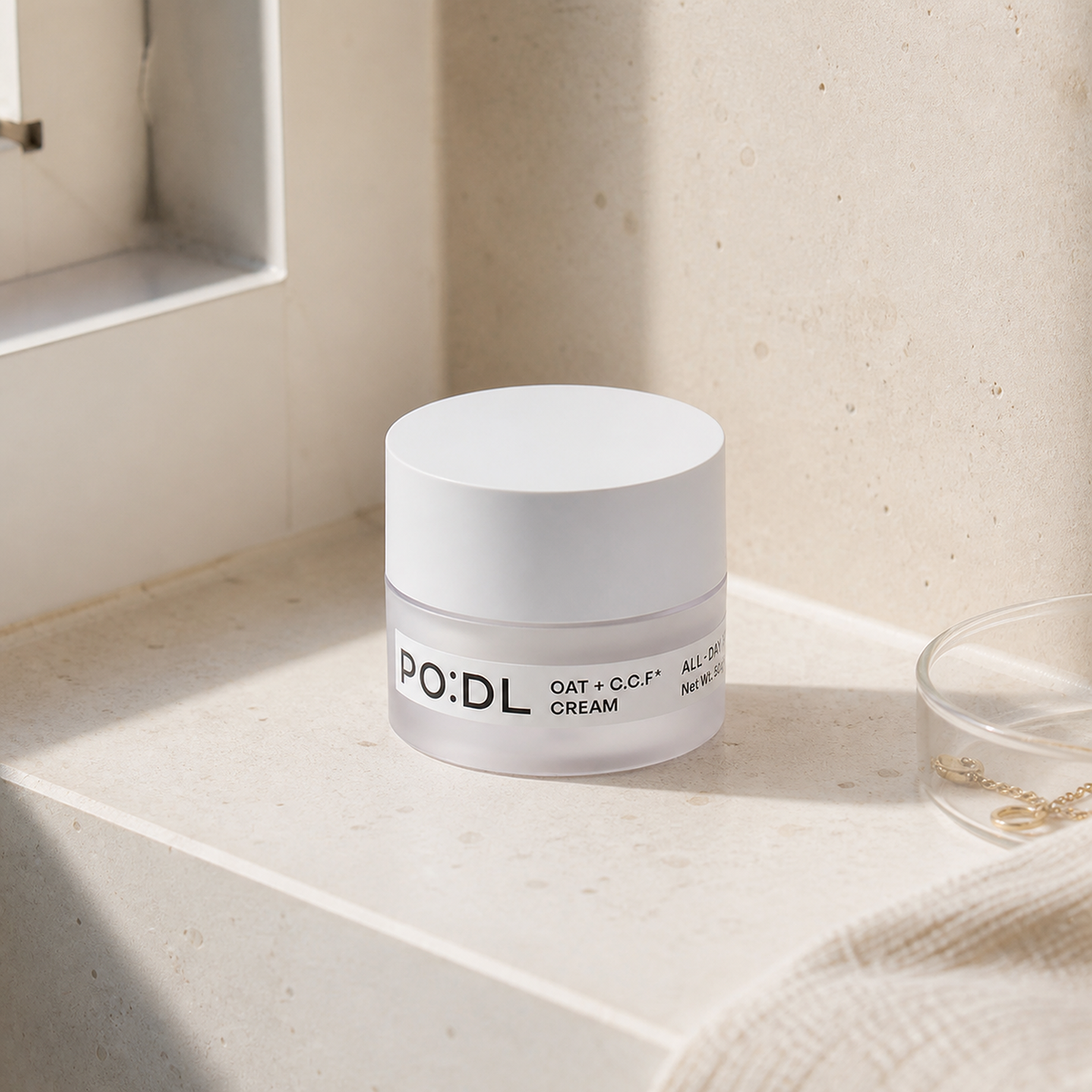 [PO:DL] Oat Ceramide All-day Velvet Cream 50g - Routine still life PDP image