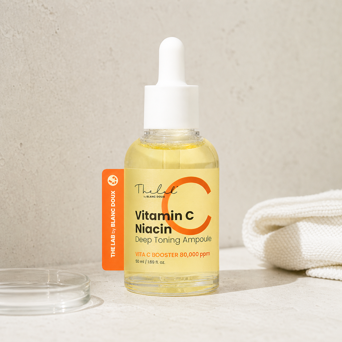 [THE LAB By BLANC DOUX] Vitamin C Niacin Deep Toning Ampoule 50ml - Routine still life PDP image
