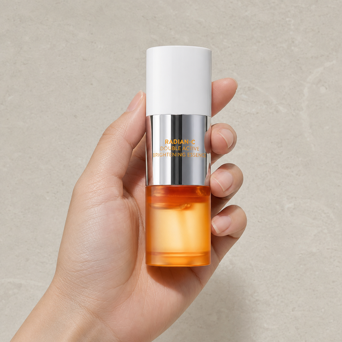 [Laneige] Radian-C Double Active Brightening Essence 30g - Hand scale moment PDP image
