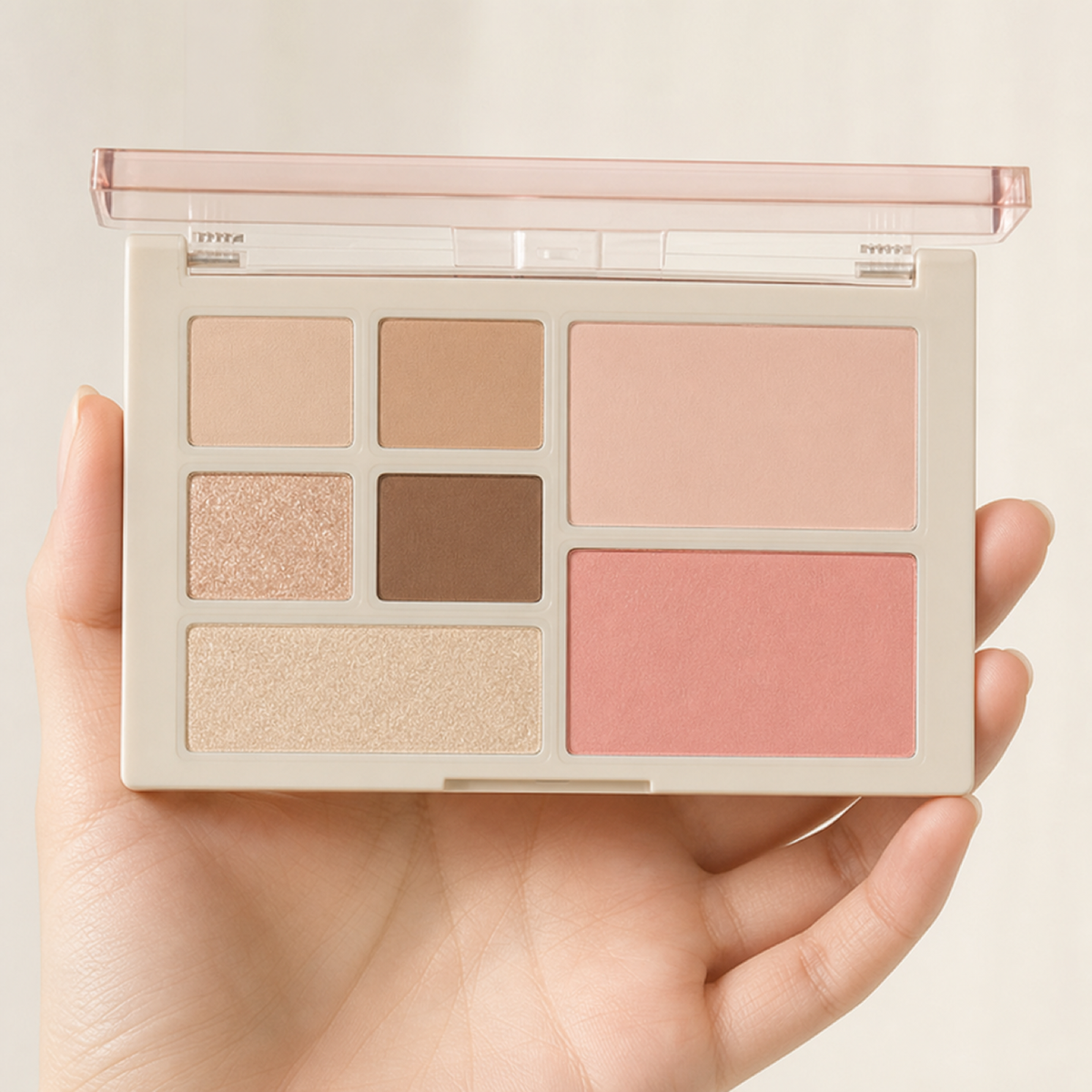 [Etudehouse] Play Multi Eyes  6.8g - Is it a warm tone palette - Hand scale moment PDP image