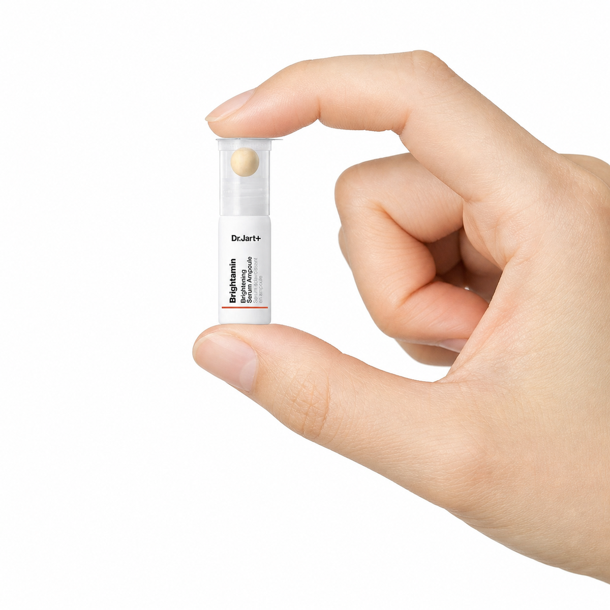 [Dr.Jart+] Britamine Brightening Serum 8ml - Hand scale moment PDP image