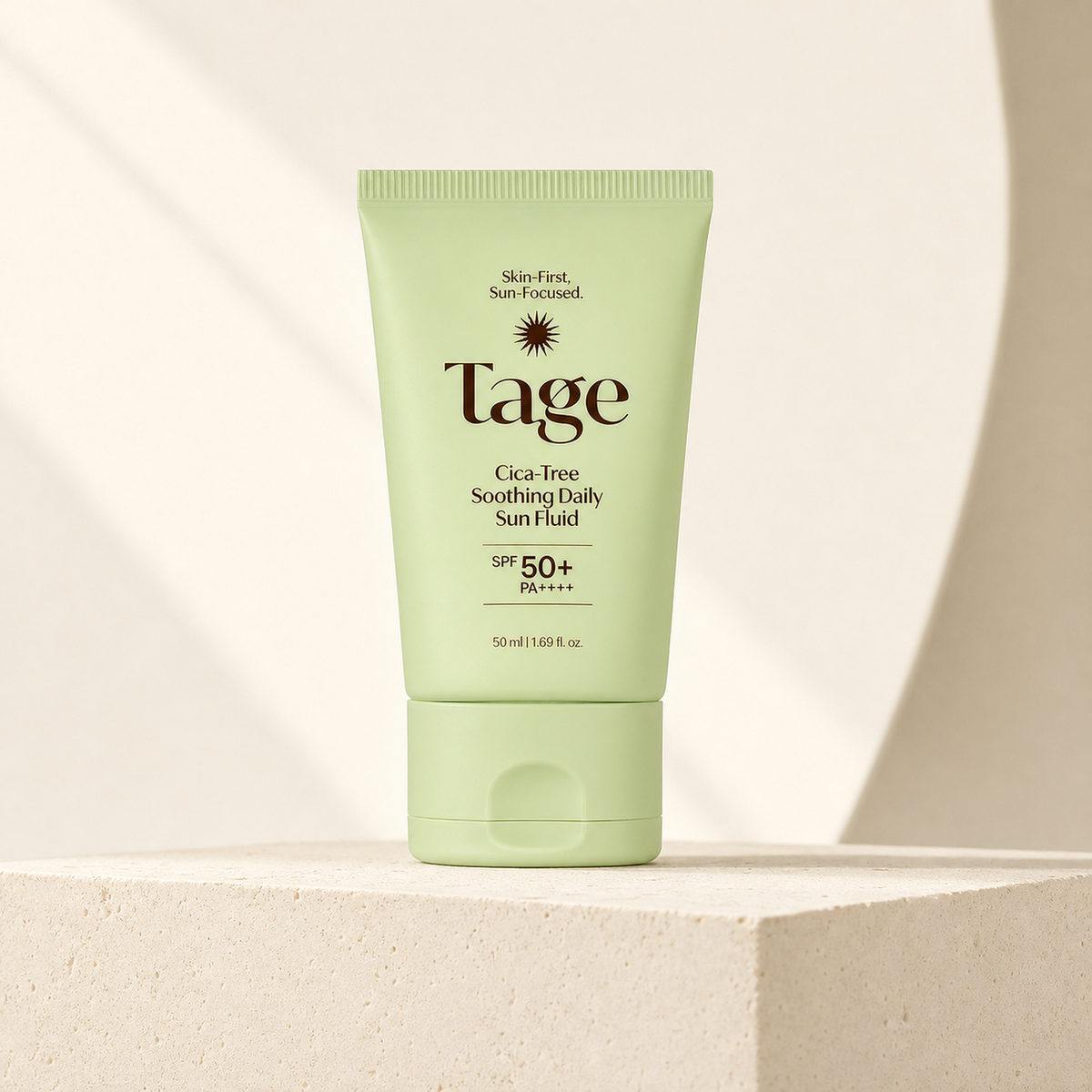 [Tage] Cica-Tree Soothing Daily Sun Fluid 50ml - Premium product display PDP image