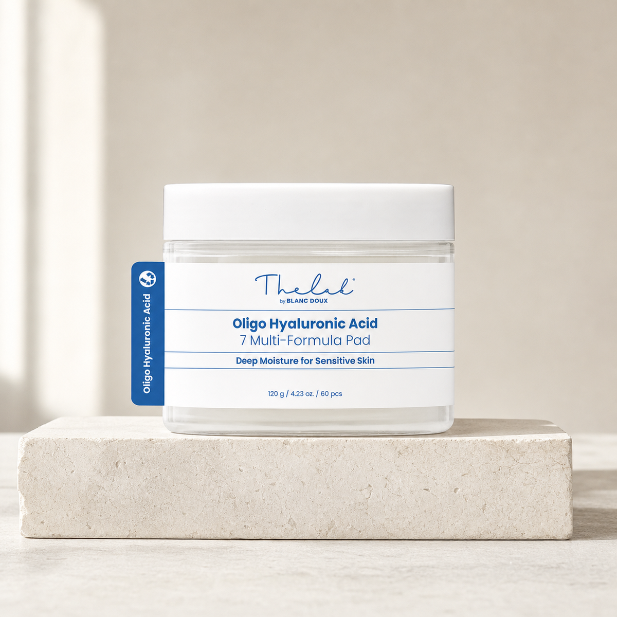 [THE LAB by BLANC DOUX] Oligo Hyaluronic Acid 7 Multi-formula Pad 120g - Premium product display PDP image