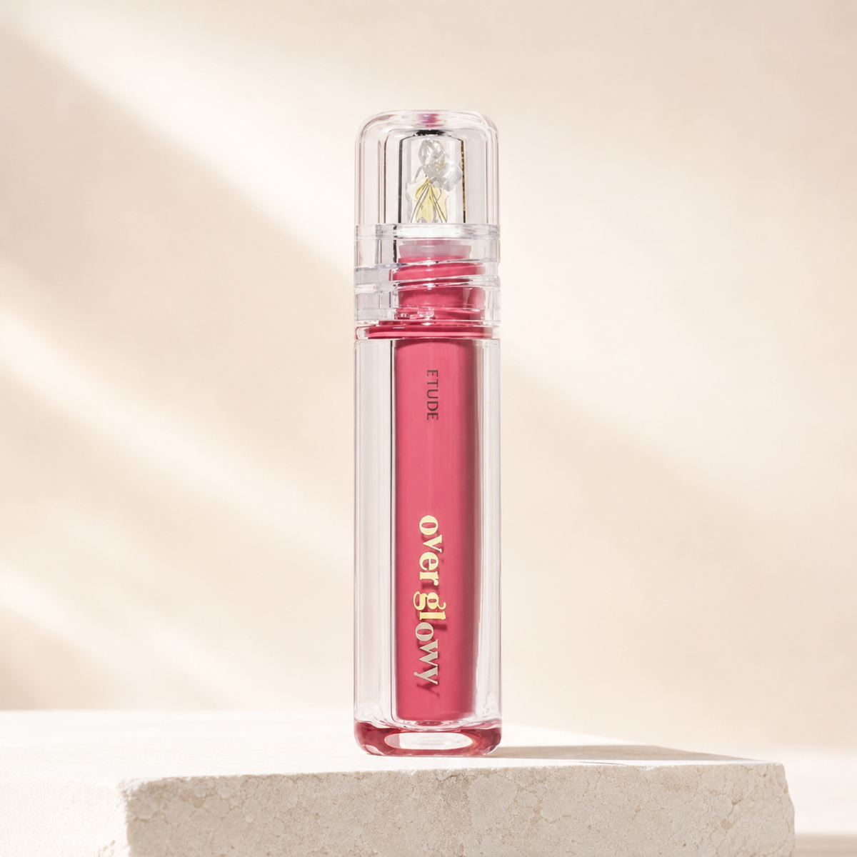 [Etudehouse] Over Glowy Gloss 3g - Taro Berry - Premium product display PDP image