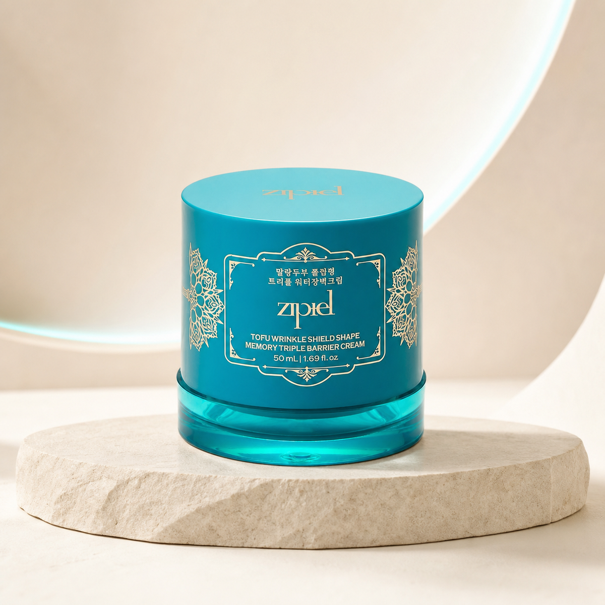 [zipiel] Tofu Wrinkle Shield Shape Memory Triple Barrier Cream 50ml - Premium product display PDP image