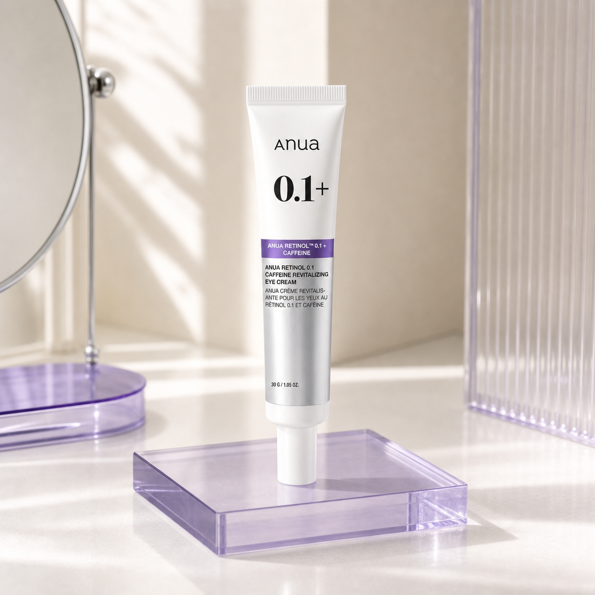 [ANUA]Retinol 0.1 Caffeine Revitalizing Eye Cream 30g - Premium product display PDP image